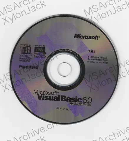 Microsoft Visual Basic 6.0 中文企业版