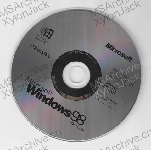 Microsoft Windows 98 中文版 (OEM, 6月版)