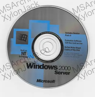 Microsoft Windows 2000 Server 120天评估版 (英文, 含 SP4)
