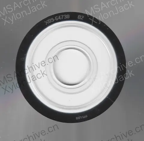Microsoft Windows XP Professional 多语言用户界面 - Disc 2 (西亚欧 7 语言, OEM) · 介质