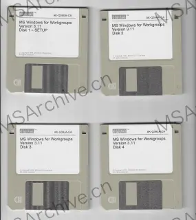 MS Windows for Workgroups Version 3.11